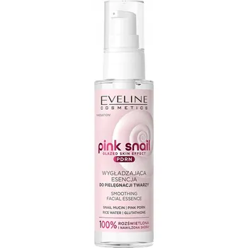 Pleťové sérum Eveline Cosmetics Pink Snail Serum esence na obličej pro efekt prosklené pleti (glazed skin)