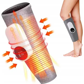 Masážní přístroj MASÁŽNÍ PŘÍSTROJ PROTLAKOVÝ NA NOHY LÝTKA PRO ÚLEVU OD BOLESTI LYMFODRENÁŽ SILNÝ