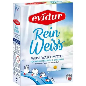 Prací prostředek Evidur super bílý prášek na bílé prádlo 10 praní 600 g