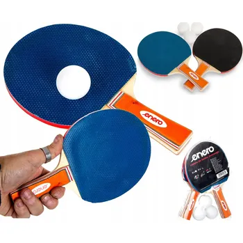 Stolní tenis Sada na Ping Pong 2 Rakety 3 Míčky na Stolní Tenis Kompletní