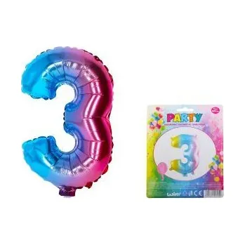 Balónek wiky Balónek nafukovací č.3 / duhový 279077