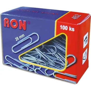 Kancelářská sponka Conmetron Dopisní spony RON - 28 mm / 100 ks 35199