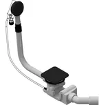 Kaldewei - Speciální odtoková a přepadová souprava s napouštěním přes přepad, černá matná 100, 687772020676