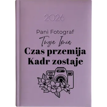 Kalendář Knižní kalendář 2026 A5 FunnyCase fialový