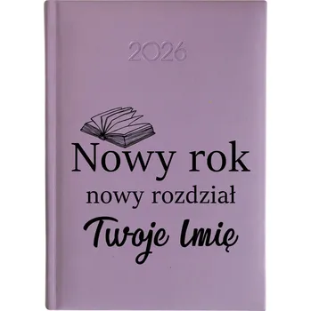 Kalendář Knižní kalendář 2026 A5 FunnyCase fialový