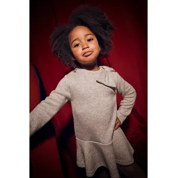 Dívčí oblečení Dívčí šaty Mayoral 4991.6M.Mini.9BYA béžová 12X, vel. 104