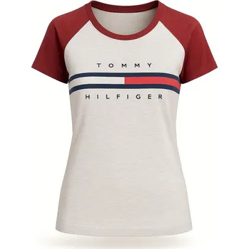 Dámské tričko Tommy Hilfiger Dámské Tričko Graphics Tee Iconic Tommy