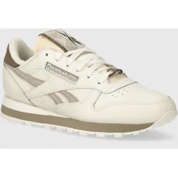 Pánská obuv Kožené tenisky Reebok Classic Classic Leather 100074360 béžová 01X, EUR 36