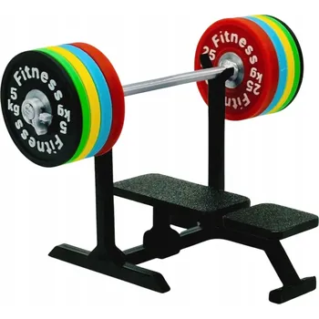 MiniGym - Lavice se stojanem, tyčí a závažím