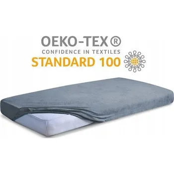 Prostěradlo Froté prostěradlo Premium s gumou 160x200 Šedé