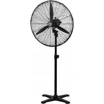 Domácí ventilátor Stojanový ventilátor průmyslový NASTAVITELNÝ OCELOVÝ STABILNÍ TICHÝ 6,19 M3/MIN