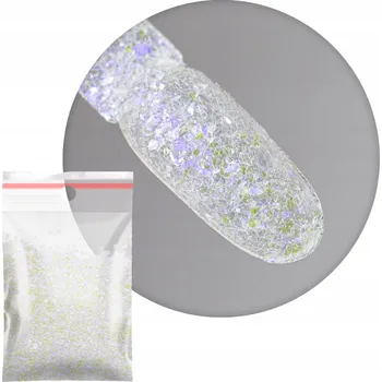 Prach Ozdoby Na Nechty Vločky Třpytky Kousky Aurora Flakes 5g Č. 5