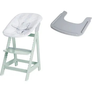 Jídelní židlička roba Dětská jídelní židlička 2 v 1 "Born Up Zickzack" s pultíkem