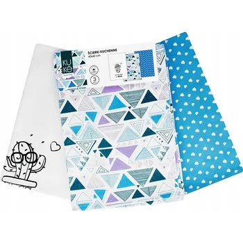 Utěrka Sada 3 kuchyňských UTĚRKA ks 40x60, bavlna, vzor CACTUS.