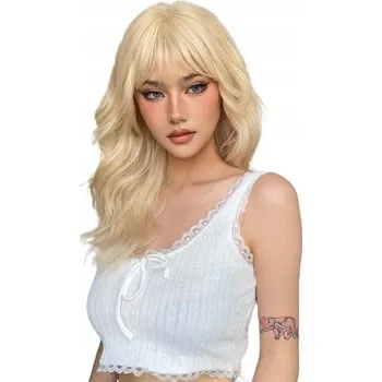 Paruka Paruka Světlý Blond Přirozené Ombre Ofina Jako Pravá