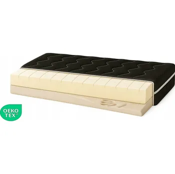 Matrace Matrace PRODYŠNÁ VISCO 80x160 Černá pěna středně tvrdá Antialergická