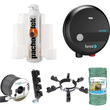 Ohradník VNT electronics s.r.o. Sada pachový + elektrický ohradník pro ochranu proti škůdcům - kuna, lasička - síťový zdroj - lanko 100 m