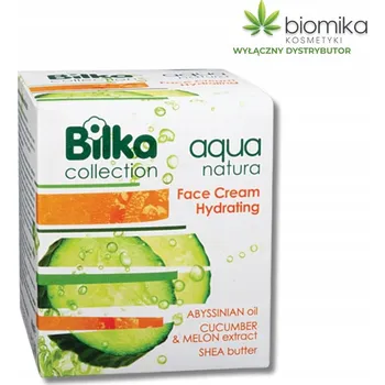 Pleťový krém Hydratační krém Bilka Aqua s okurkou, melounem a bambuckým máslem 40 ml