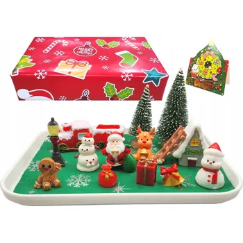 kreativní sada DIY SADA NA VÝROBU VÁNOČNÍCH OZDOB - KREATIVNÍ SADA PRO DĚTI - DÁREK