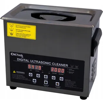 Vrták Ultrazvuková čistička GX20A 3L VÝKON 220W | Nerezová ocel | 3 režimy čištění