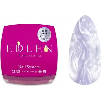 Lak na nehty EDLEN BUILDER GEL PEARL 55 30 ml - Stavební gel na nehty, perleťový, 30 ml