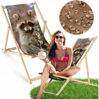 Zahradní lehátko Allbag vícebarevné dřevěné Lehátko