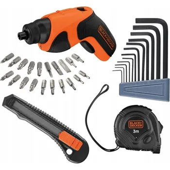 Aku Šroubovák Black+Decker s akumulátorovým napájením 3,6 V CS3651LCA35-QW