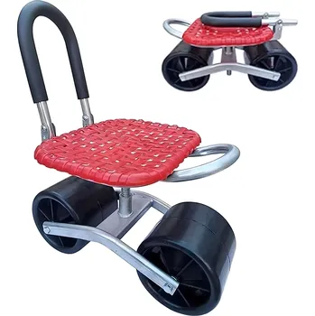 Otočná zahradní sedačka na kolečkách