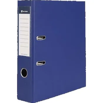 Archivační box VICTORIA OFFICE Pákový pořadač "Basic", tmavě modrá, 75 mm, A4, PP/karton, VICTORIA
