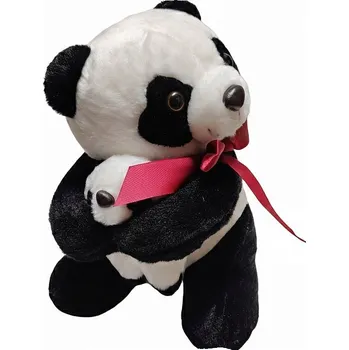 plyšák Plyšový medvídek - Medvídek Mama Panda + dítě 25 cm