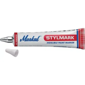 LA-CO Průmyslový popisovač STYLMARK, Markal (weiss, 50 ml Tube 96652)