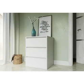 přebalovací pult a komoda Casarredo Komoda 3S IDEJA 60 bílá