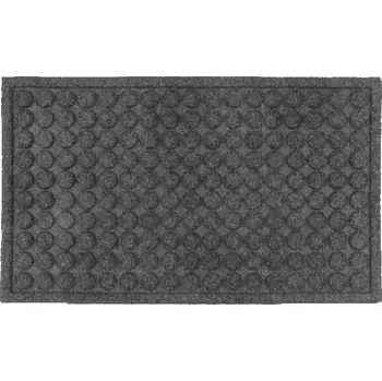 Rohožka Multy Home Rohožka CONTOURS 45 × 75 cm — šedá (vzor kruhy)