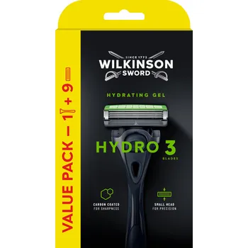 Holicí strojek Wilkinson Sword Hydro 3 Skin Protection + 9 hlavic