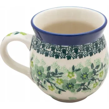 Hrnek Ceramika Artystyczna Bolesławiec 2332 KVĚTY Starzyk keramika 330 ml