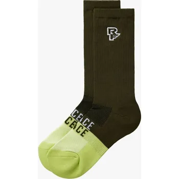 Cyklistické oblečení Ponožky RACE FACE FAR OUT Coolmax zelená L/XL
