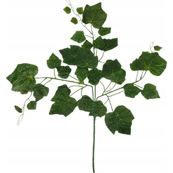 umělá květina List hroznové víno, velký, tmavý, 12 ks