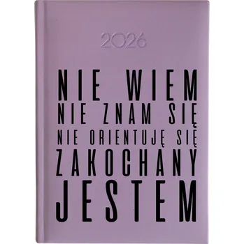 Kalendář Knižní kalendář 2026 A5 FunnyCase fialový