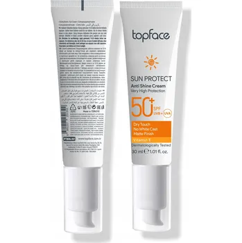 Přípravek na opalování Opalovací krém Topface SPF 50, 30 ml