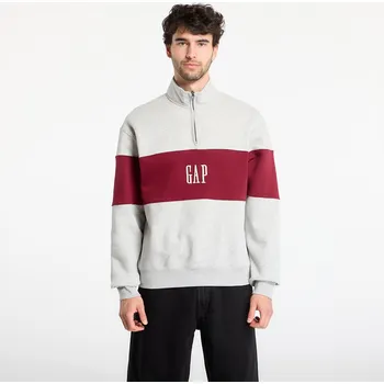 Pánská mikina Mikina GAP Oversized Vintagesoft Sweatshirt Grey/ Red L