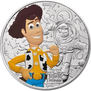 Stříbrná mince 10 € – Příběh hraček (Toy Story) 2025 – Francie