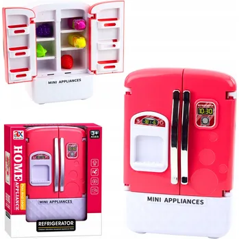 Hračka pro nejmenší INTERAKTIVNÍ LEDNIČKA PRO DĚTI MULTIFUNKČNÍ SVĚTLO A ZVUK + PŘÍSLUŠENSTVÍ