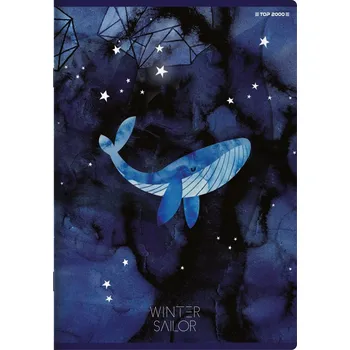 Sešit Linkovaný sešit A5 TOP-2000 32 listů WINTER SAILOR