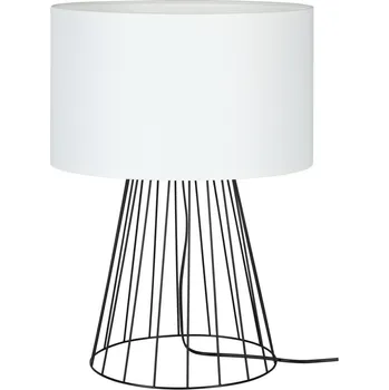 Lampička Stolní lampa SPOT Light 1xE27 Max. 60W, černobílá kompozice se stínidlem