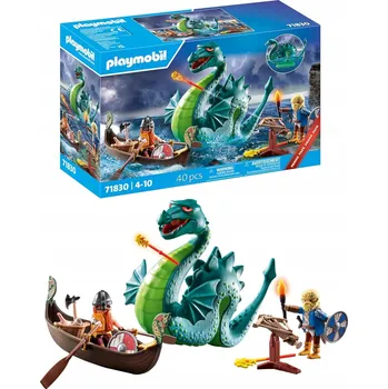 Stavebnice Playmobil Playmobil Viking s mořskou příšerou 71830