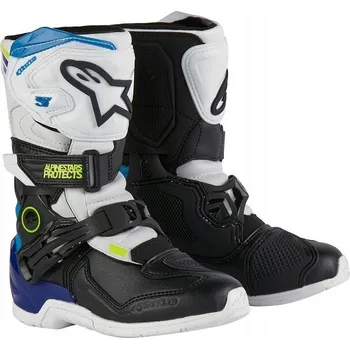 Moto oblečení Dětské boty Alpinestars Tech 3s Kid bílé/černé/modré 1 - 33
