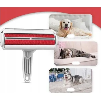 Kartáč pro zvířata KARTÁČ NA ODSTRAŇOVÁNÍ SRSTI PSA KOČKY VÁLEČEK ROLKA NA SBĚR A ČIŠTĚNÍ