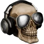 Out of the blue Pokladnička Lebka se sluchátky a slunečními brýlemi