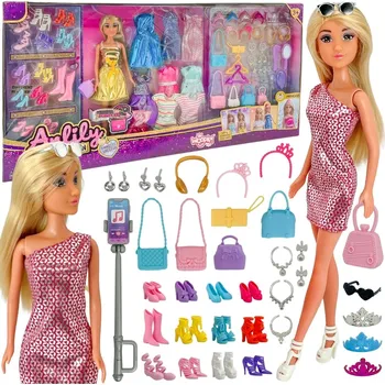 Woopie Royal WOOPIE ROYAL Lili Modelka Módní stylistka Panenka s doplňky