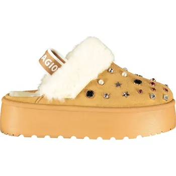 Dámské pantofle Dámské zimní pantofle Laura Biagiotti Laura Biagiotti krémová | hořčicová 3443407